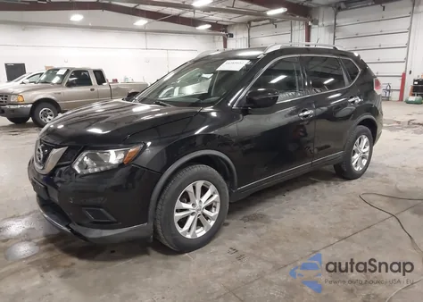 2016 Nissan Rogue S/Sl/Sv z USA, uszkodzony, nr VIN KNMAT2MV1GP717862